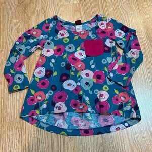 Tea floral flower high‎ low toddler top 2